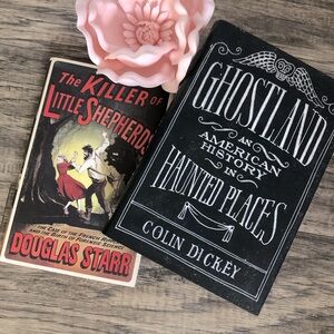 GHOSTLAND ...IN HAUNTED PLACES & THE KILLER LITTLE SHEPHERD hardcovers horror